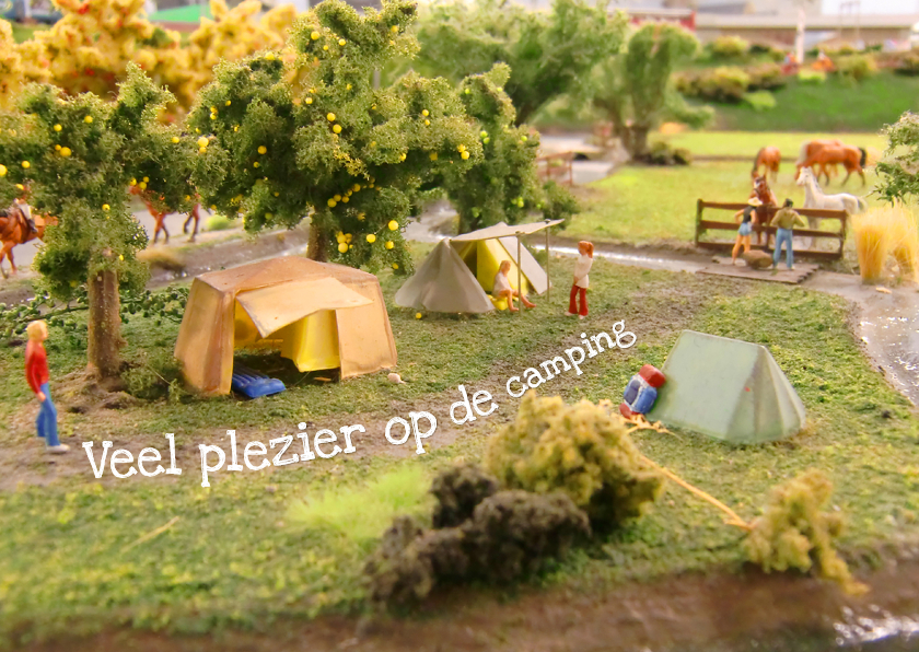 Vakantie Camping Fun - Vakantiekaarten Vakantiekaarten - Vakantie Camping Fun
