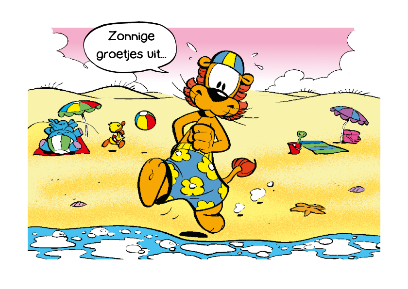 Vakantiekaarten - Vakantie groeten van het strand