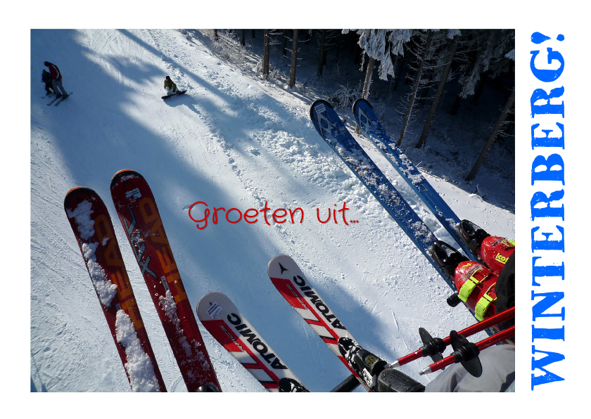 Vakantie Groeten - Wintersport - Vakantiekaarten Vakantiekaarten - Vakantie Groeten - Wintersport