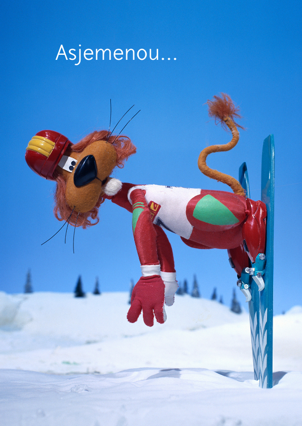Vakantie Loeki wintersport ski A - Vakantiekaarten Vakantiekaarten - Vakantie Loeki wintersport ski A