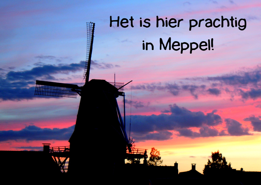 Vakantie Meppel IW - Vakantiekaarten Vakantiekaarten - Vakantie Meppel IW