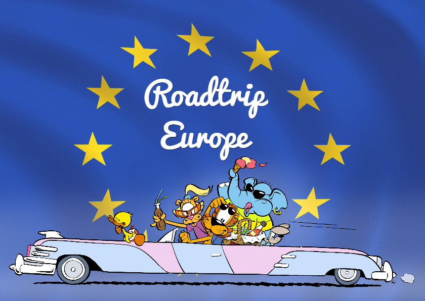 Vakantiekaarten - Vakantie roadtrip door Europa - A