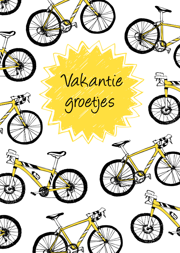 Vakantiekaarten - Vakantie sportief fietsen