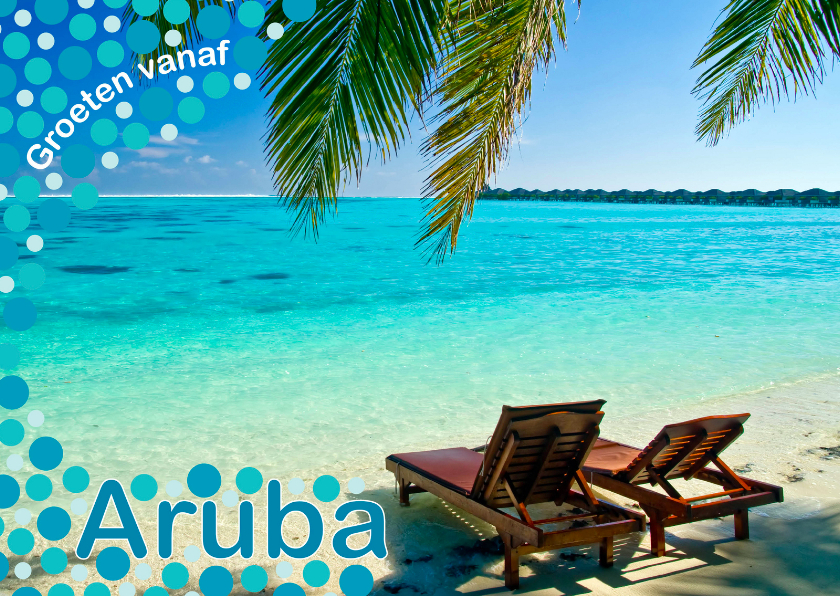 Vakantiekaarten - Vakantiekaart Aruba