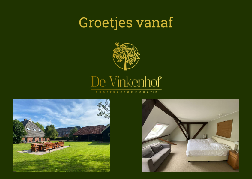 Vakantiekaarten - Vakantiekaart de Vinkenhof