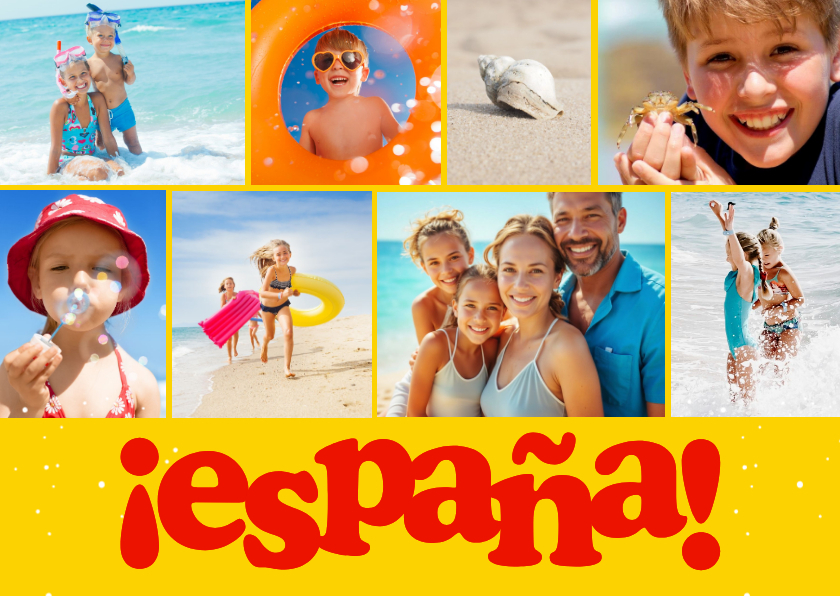 Vakantiekaarten - Vakantiekaart 'España' foto's Spanje