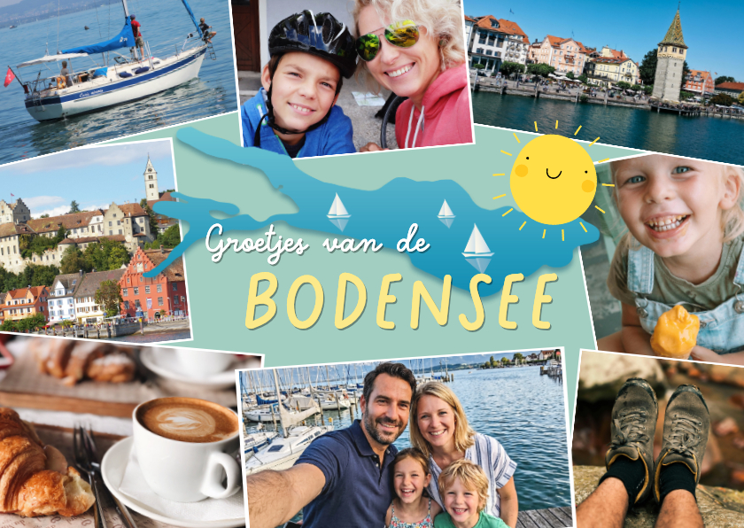 Vakantiekaarten - Vakantiekaart 'Groetjes van de Bodensee'
