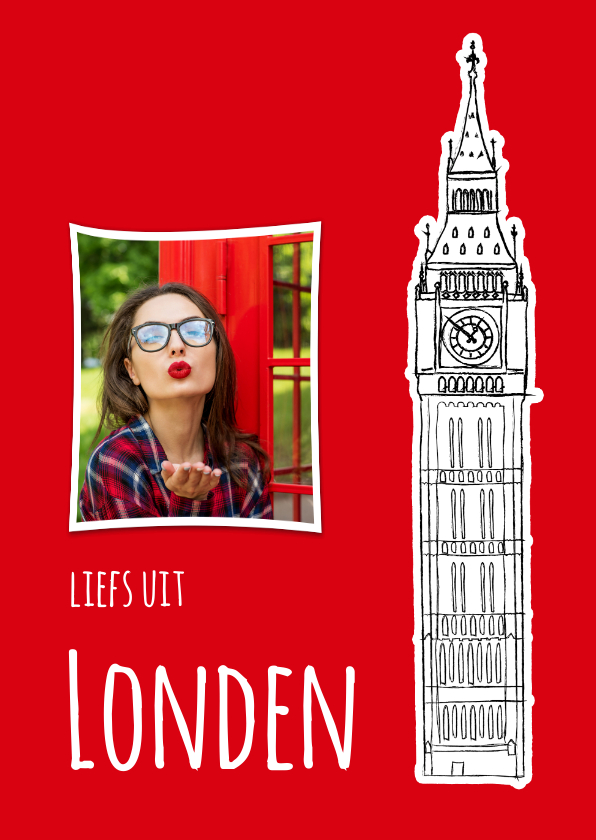 Vakantiekaarten - Vakantiekaart liefs uit Londen - SG