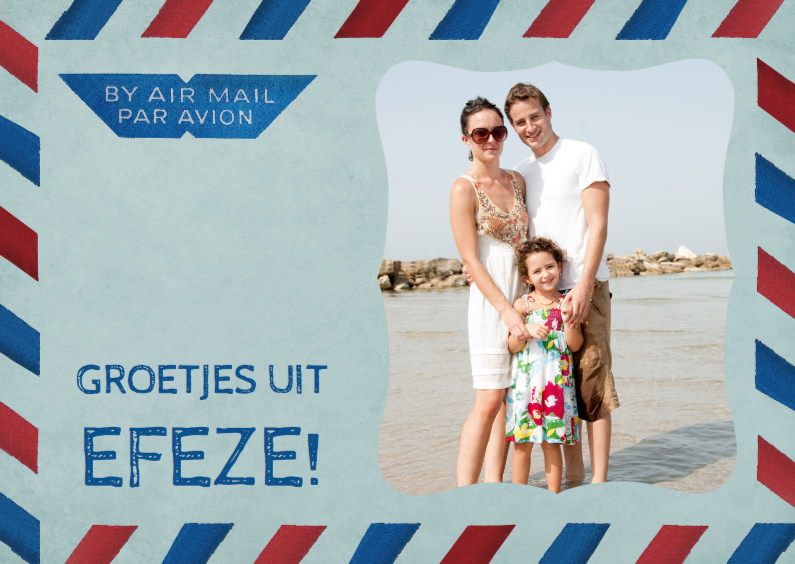 Vakantiekaart Luchtpost met Foto - Vakantiekaarten Vakantiekaarten - Vakantiekaart Luchtpost met Foto