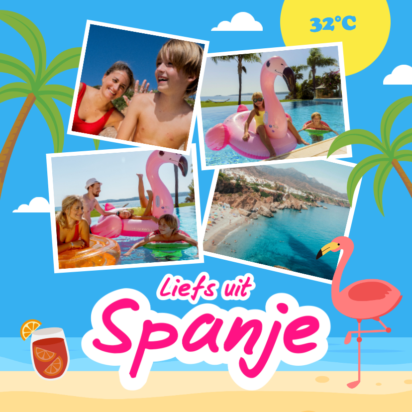 Vakantiekaarten - Vakantiekaart Vakantiediscounter Spanje