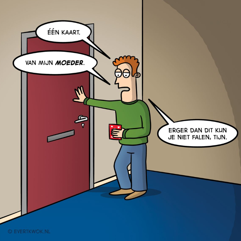 Grappige Valentijnskaart met cartoon - Valentijnskaarten Valentijnskaarten - Grappige Valentijnskaart met cartoon