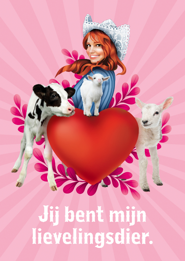 Valentijnskaarten - Jij bent mijn lievelingsdier