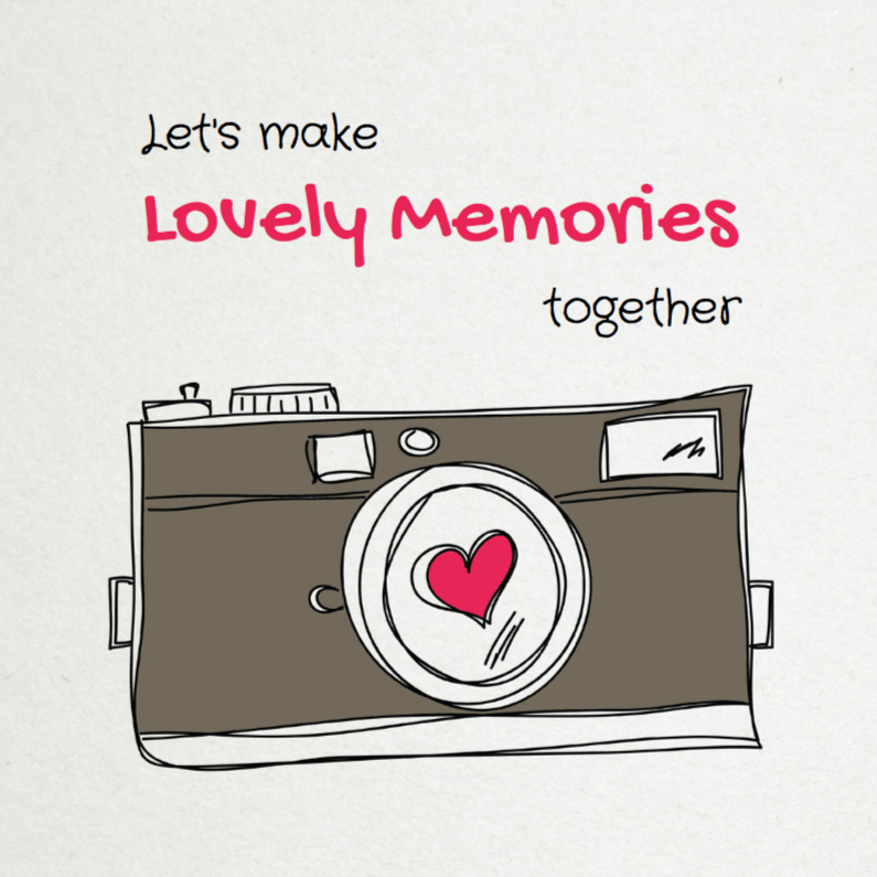 Valentijnskaarten - Let's make Lovely Memories - SG