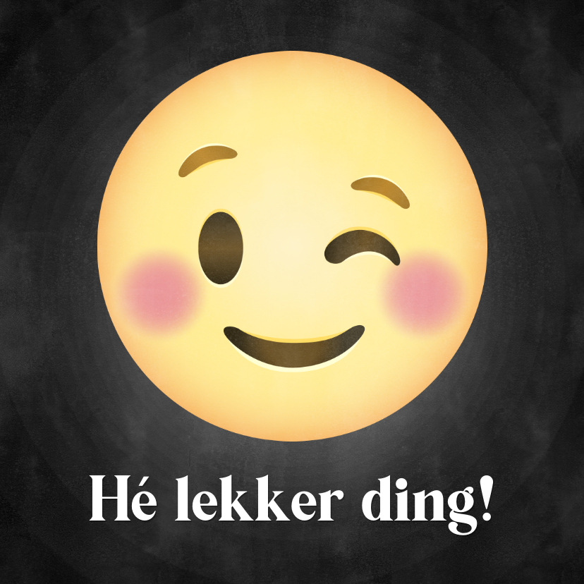 Leuke Valentijnsdag Kaart Knipogende Emoji H Kaartje2go Leuke Valentijnsdag Kaart Knipogende Emoji H Kaartje2go