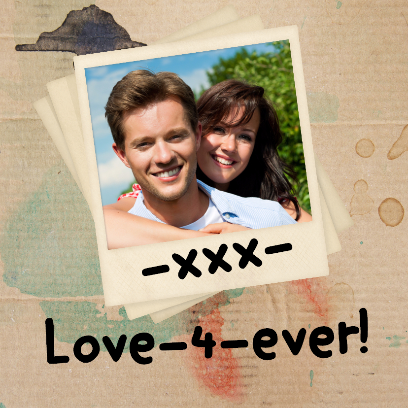 Love-4-ever! -xxx- stift- BK - Valentijnskaarten Valentijnskaarten - Love-4-ever! -xxx- stift- BK