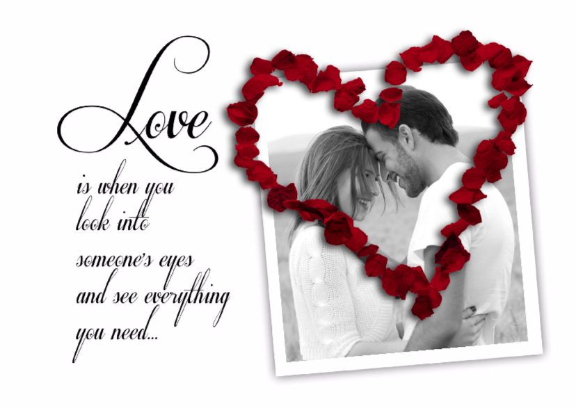 Valentijnskaarten - Love is when you...-isf