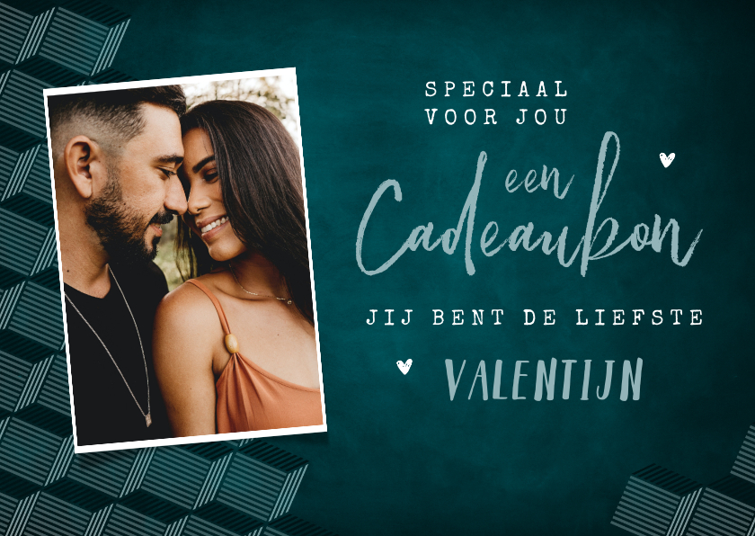 Valentijnskaarten - TegoedbonValentijnsdag stijlvol grafisch foto