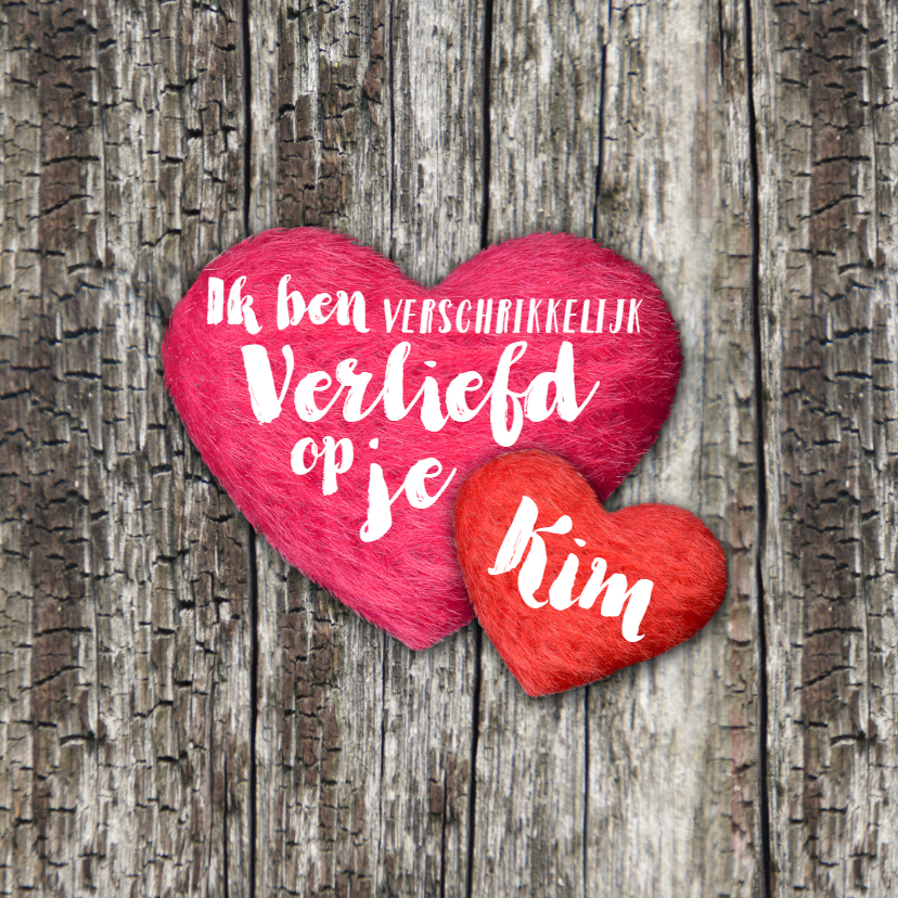 Valentijn harten liefde eigen tekst - Valentijnskaarten Valentijnskaarten - Valentijn harten liefde eigen tekst