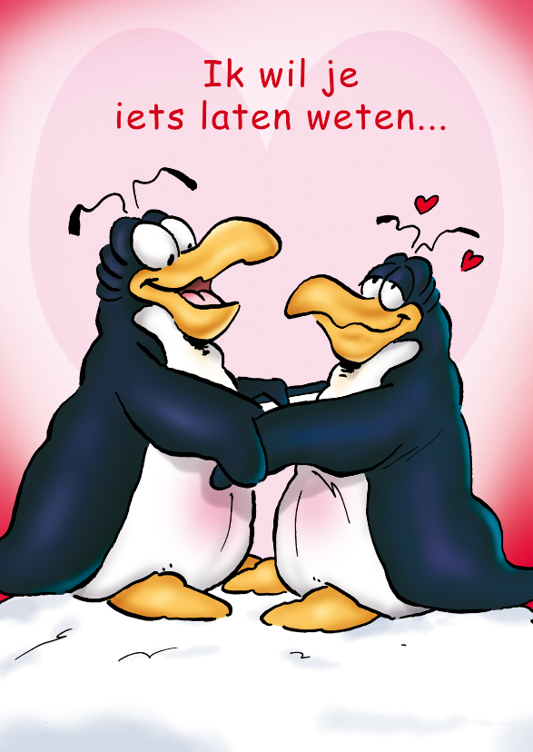Valentijns Peng Paartje-RN - Valentijnskaarten Valentijnskaarten - Valentijns Peng Paartje-RN