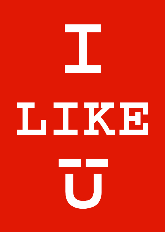 Valentijnskaart - I Like U - Valentijnskaarten Valentijnskaarten - Valentijnskaart - I Like U