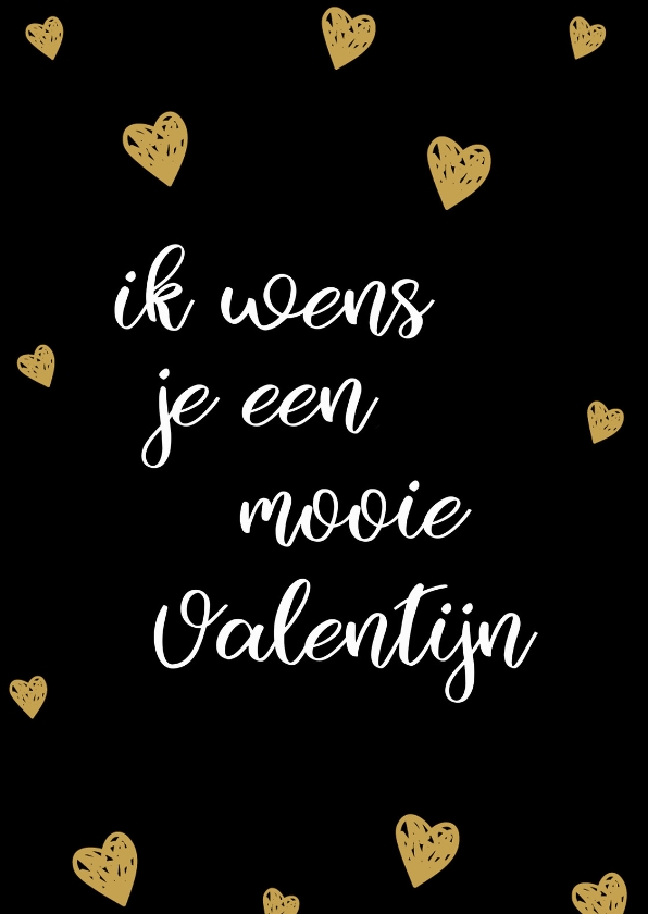 Valentijnskaart ik wens je... - Valentijnskaarten Valentijnskaarten - Valentijnskaart ik wens je...