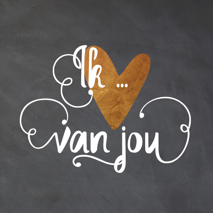 Valentijnskaart krijt - LO - Valentijnskaarten Valentijnskaarten - Valentijnskaart krijt - LO