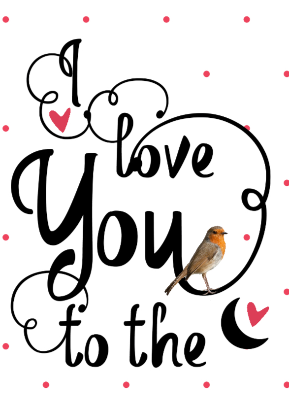 Valentijnskaart to the moon - LO - Valentijnskaarten Valentijnskaarten - Valentijnskaart to the moon - LO