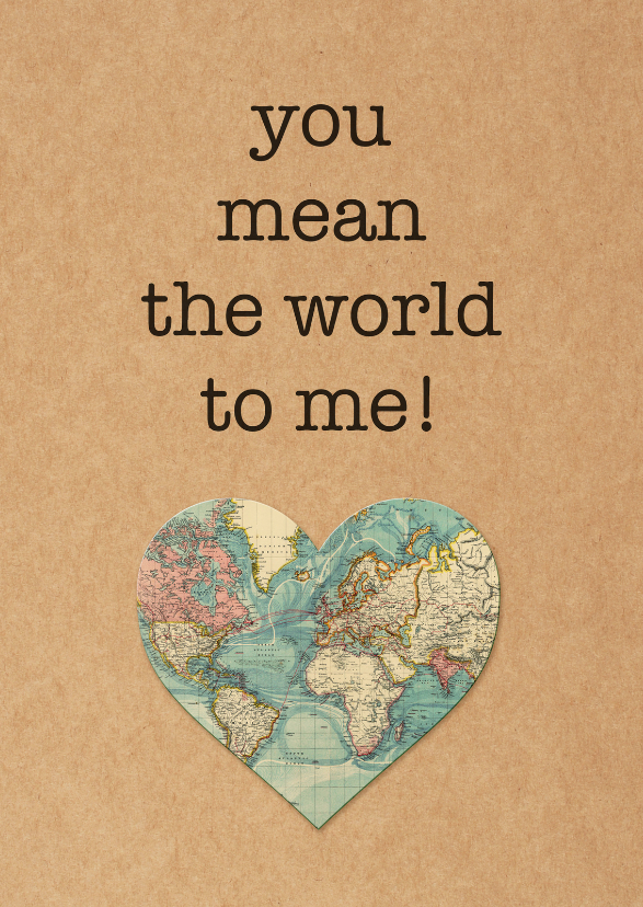 Valentijnskaart World - Valentijnskaarten Valentijnskaarten - Valentijnskaart World