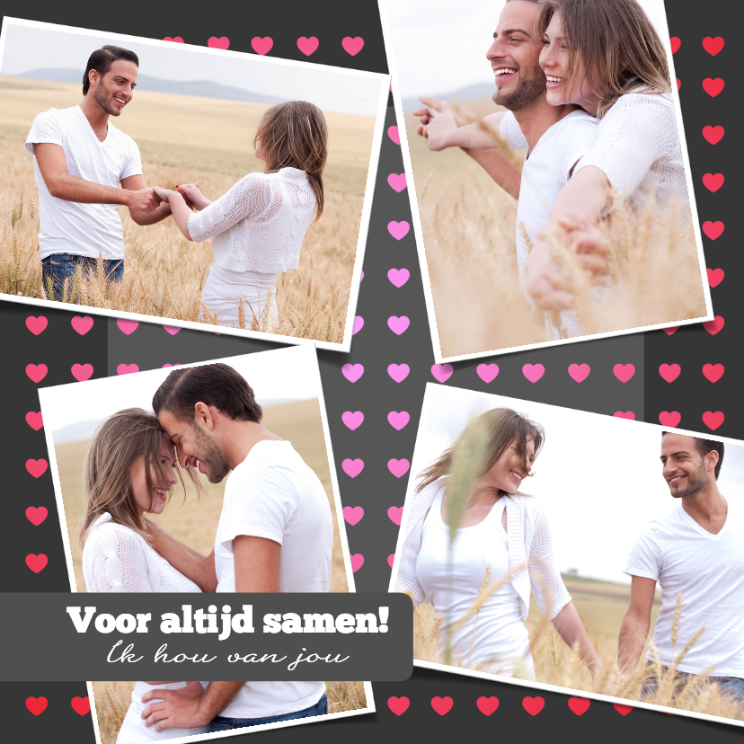 Voor altijd samen! - BK - Valentijnskaarten Valentijnskaarten - Voor altijd samen! - BK