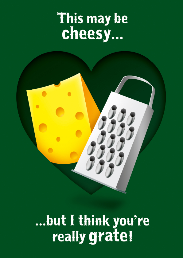 Valentijnskaarten - You're really grate