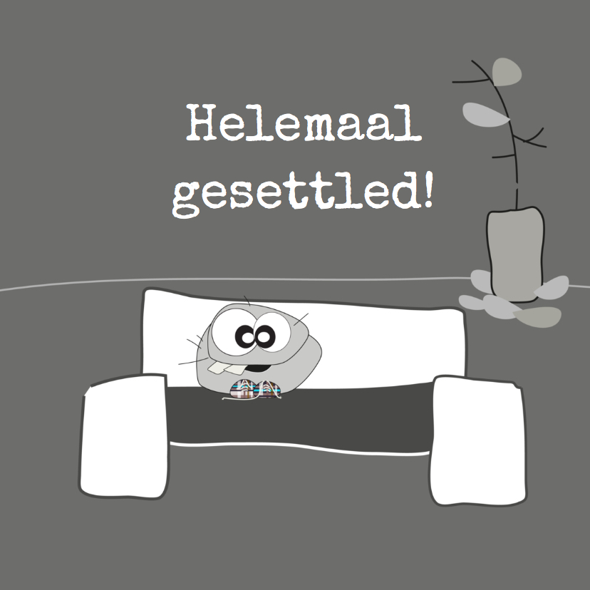 Mo Card verhuiskaart-humor - Verhuiskaarten Verhuiskaarten - Mo Card verhuiskaart-humor