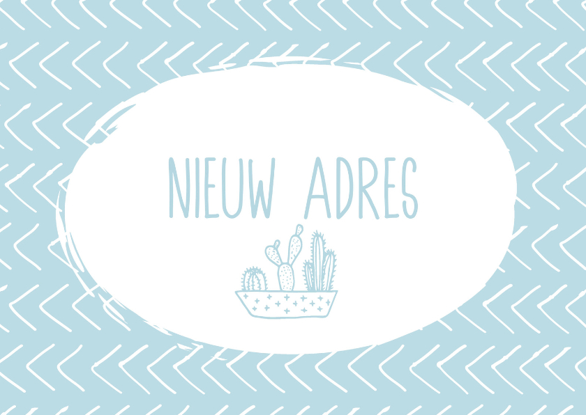 Nieuw adres grafisch design - Verhuiskaarten Verhuiskaarten - Nieuw adres grafisch design