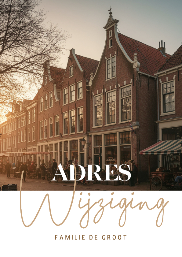 Verhuis fotokaart adreswijziging - Verhuiskaarten Verhuiskaarten - Verhuis fotokaart adreswijziging