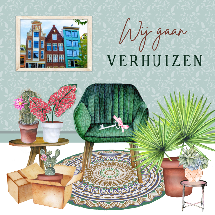 Verhuisd hippe inrichting - Verhuiskaarten Verhuiskaarten - Verhuisd hippe inrichting