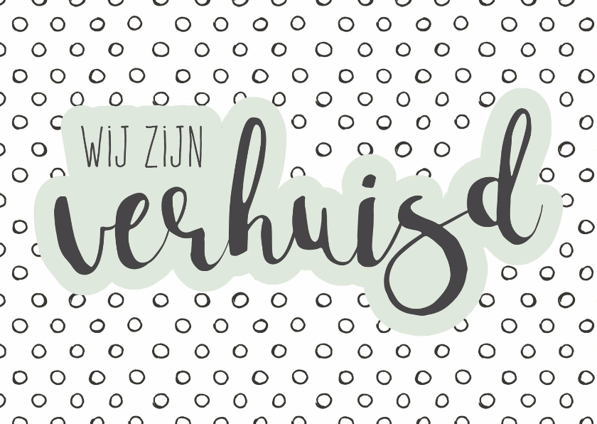 Verhuiskaart 2 - WW - Verhuiskaarten Verhuiskaarten - Verhuiskaart 2 - WW