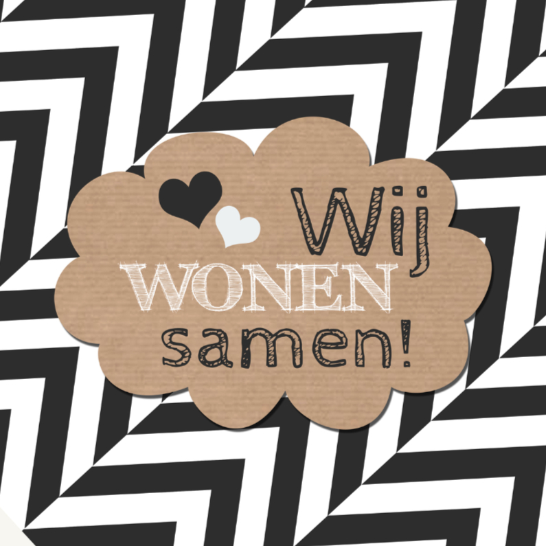 Wij wonen samen - DH - Verhuiskaarten Verhuiskaarten - Wij wonen samen - DH