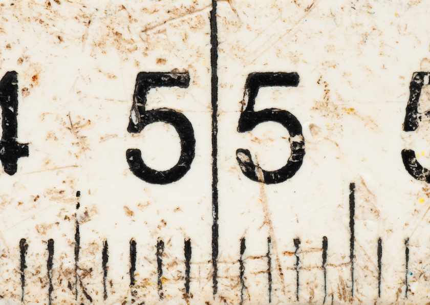 Verjaardagskaarten - 55 op oude witte duimstok