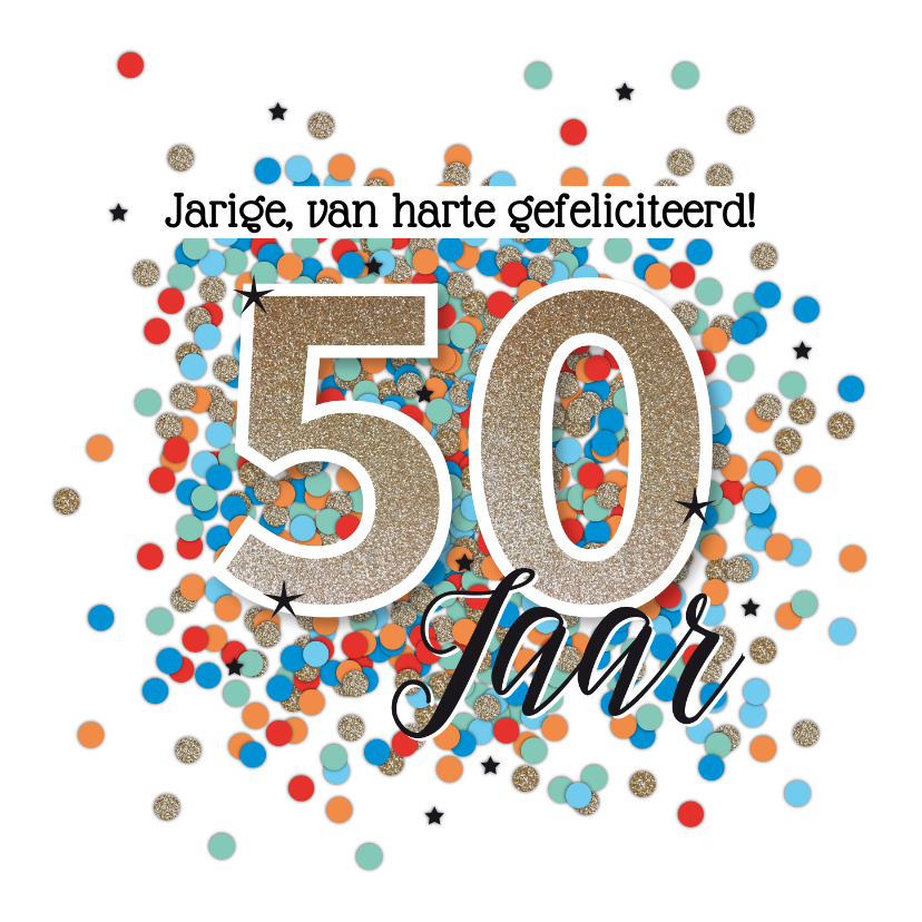 Betere Abraham 50 jaar felicitatie kaart verjaardag | Kaartje2go ZL-65