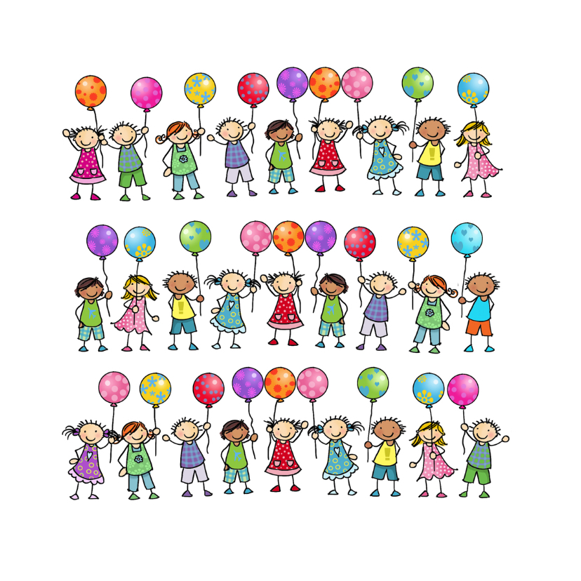 Verjaardagskaarten - Ballonnenkaart Anet illustraties