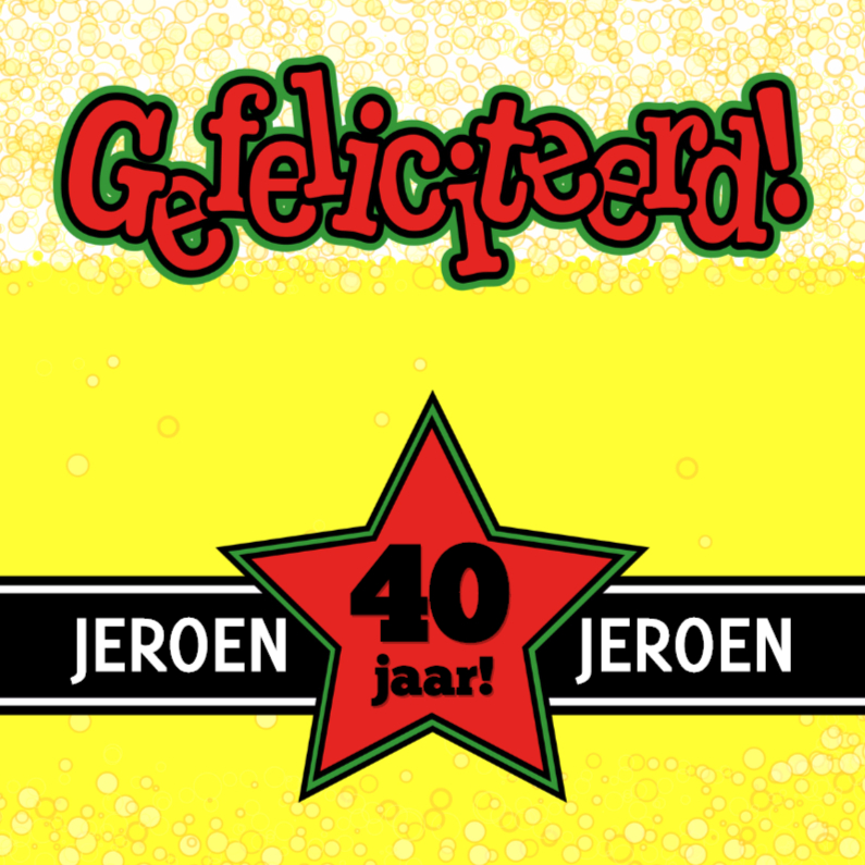 BIERTJE Felicitatiekaart mannen - Verjaardagskaarten Verjaardagskaarten - BIERTJE Felicitatiekaart mannen