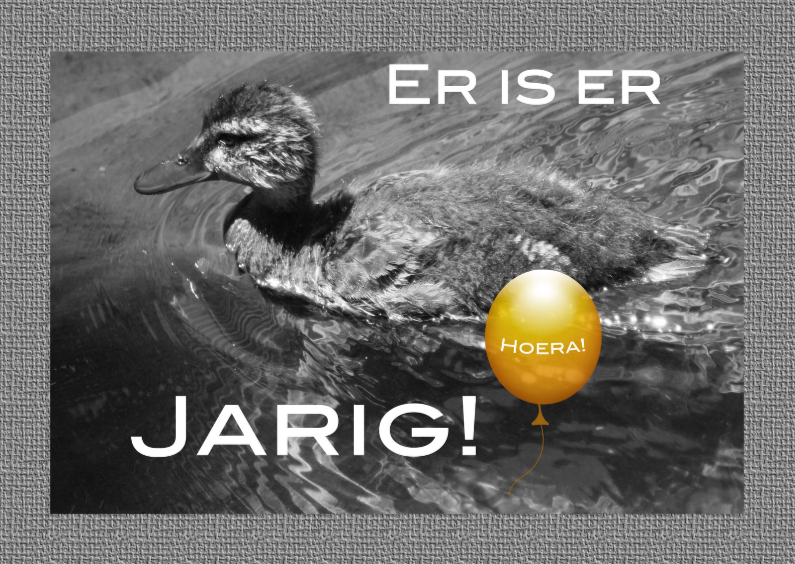 Er is er eentje jarig - Verjaardagskaarten Verjaardagskaarten - Er is er eentje jarig