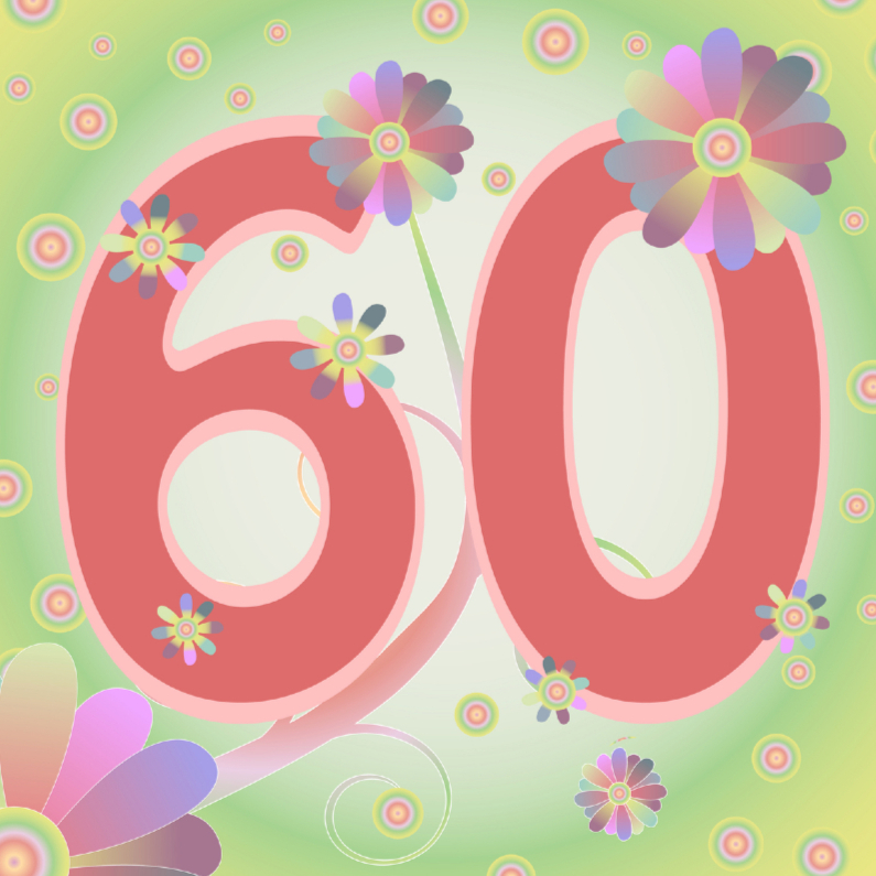 flowerpower-60jaar - Verjaardagskaarten Verjaardagskaarten - flowerpower-60jaar