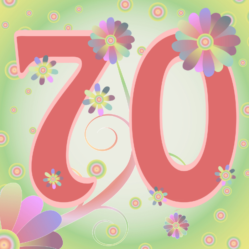 flowerpower-70jaar - Verjaardagskaarten Verjaardagskaarten - flowerpower-70jaar