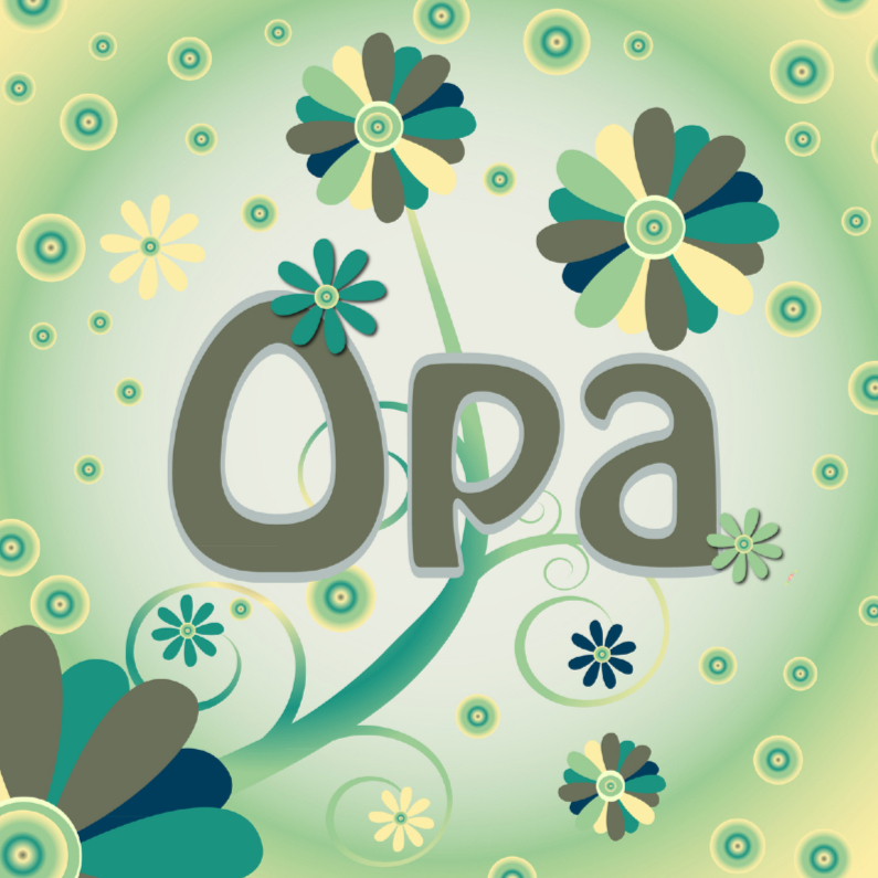 flowerpower-opa - Verjaardagskaarten Verjaardagskaarten - flowerpower-opa