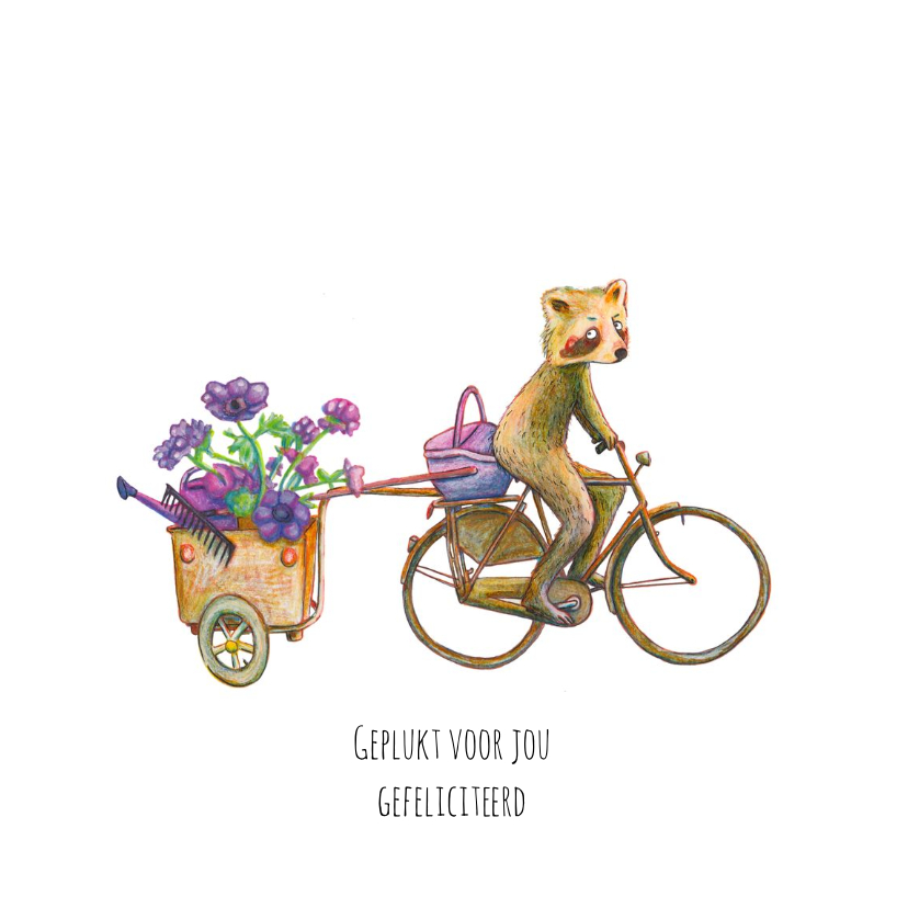 Geplukt voor jou gefeliciteerd - Verjaardagskaarten Verjaardagskaarten - Geplukt voor jou gefeliciteerd