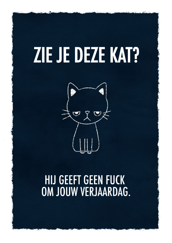 Goede Grappige felicitatiekaart met leuke tekst en | Kaartje2go FW-19