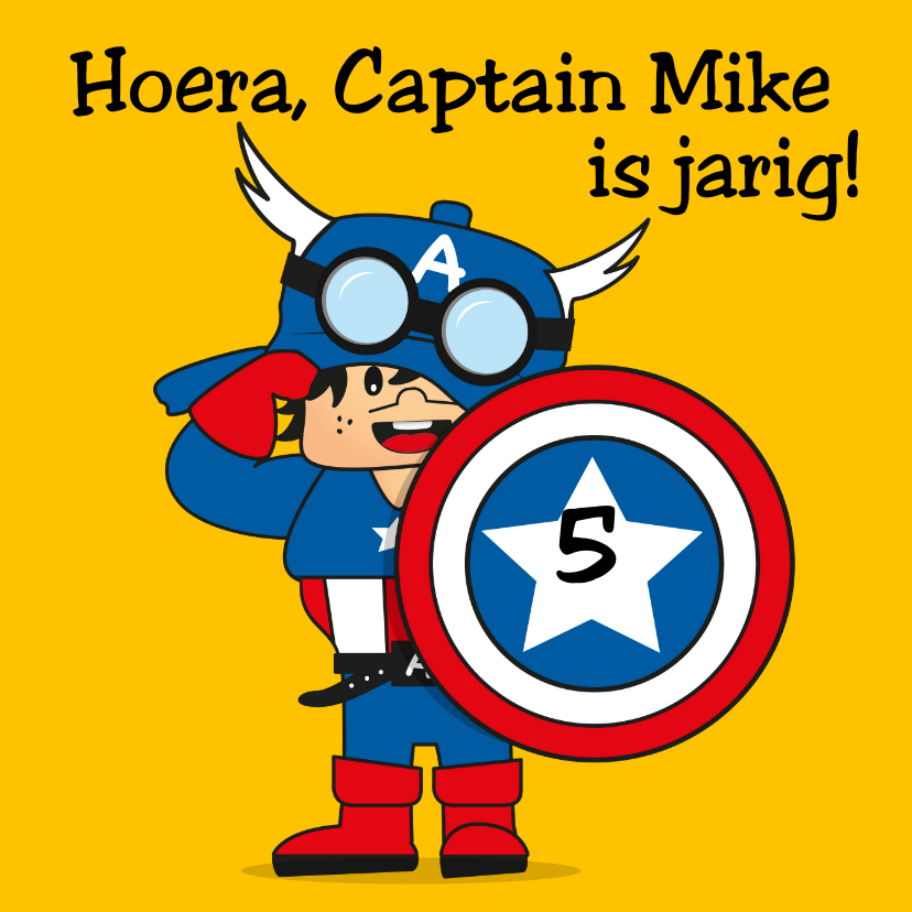 Grappige superheld verjaardag - Verjaardagskaarten Verjaardagskaarten - Grappige superheld verjaardag
