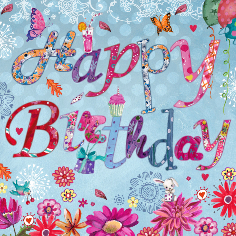 Birthday Letters Bloemen |