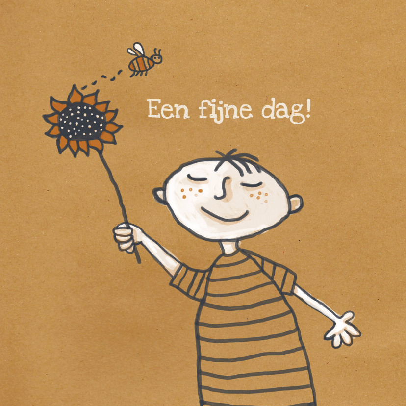 Jarig - Sunflower Birthday - MW - Verjaardagskaarten Verjaardagskaarten - Jarig - Sunflower Birthday - MW