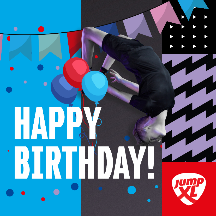 Jump XL Verjaardag Felicitatiekaart Jongen - Verjaardagskaarten Verjaardagskaarten - Jump XL Verjaardag Felicitatiekaart Jongen